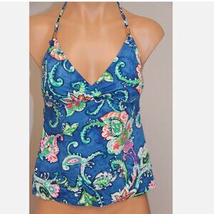 NWT Ralph Lauren Swim Bikini Tankini Top Halter COB